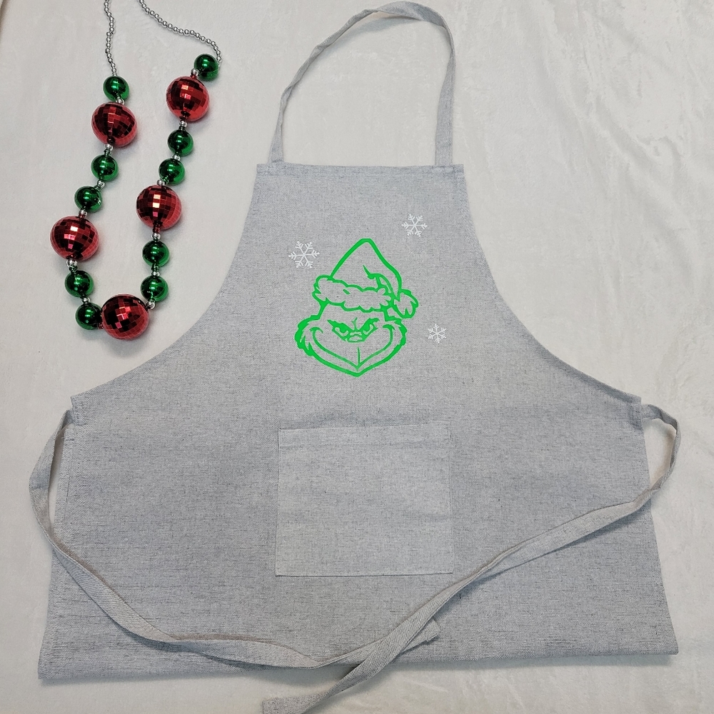 Grinch Christmas Apron